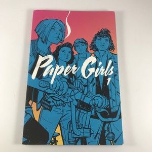 Paper Girls Vol 1 by Brian K. Vaughan 2016 Paperback Graphic Novel Cliff Chiang